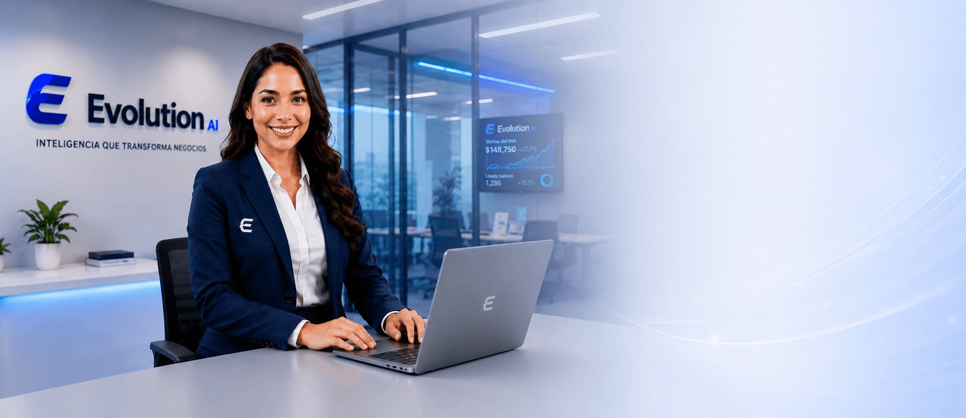 Ejecutiva usando Evolution Suite Business